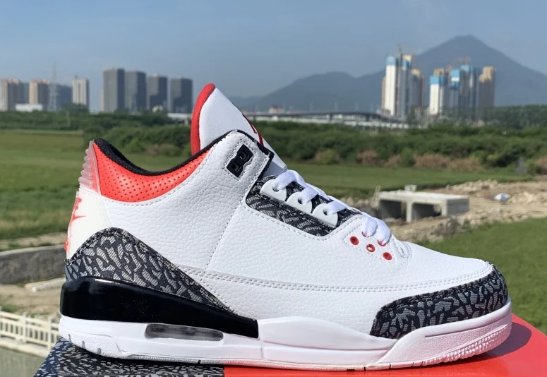 Air Jordan 3 Retro SE Fire Red Denim by Air Jordan