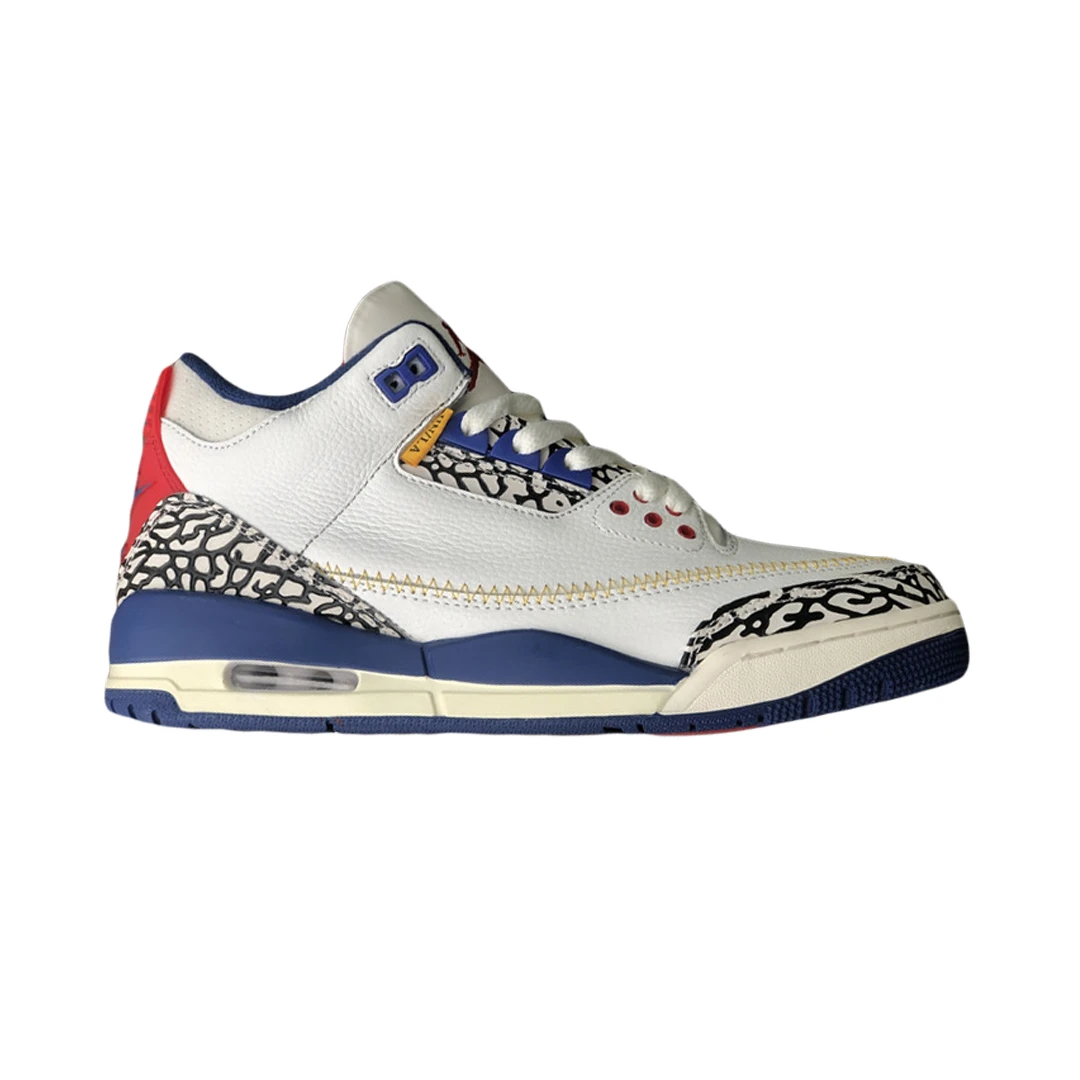 Air Jordan 3 Retro White Blue by Air Jordan