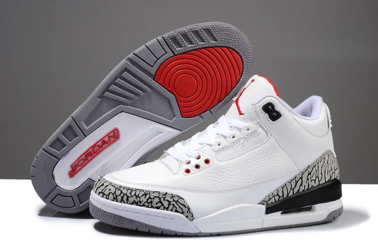Air Jordan 3 Retro White Cement by Air Jordan