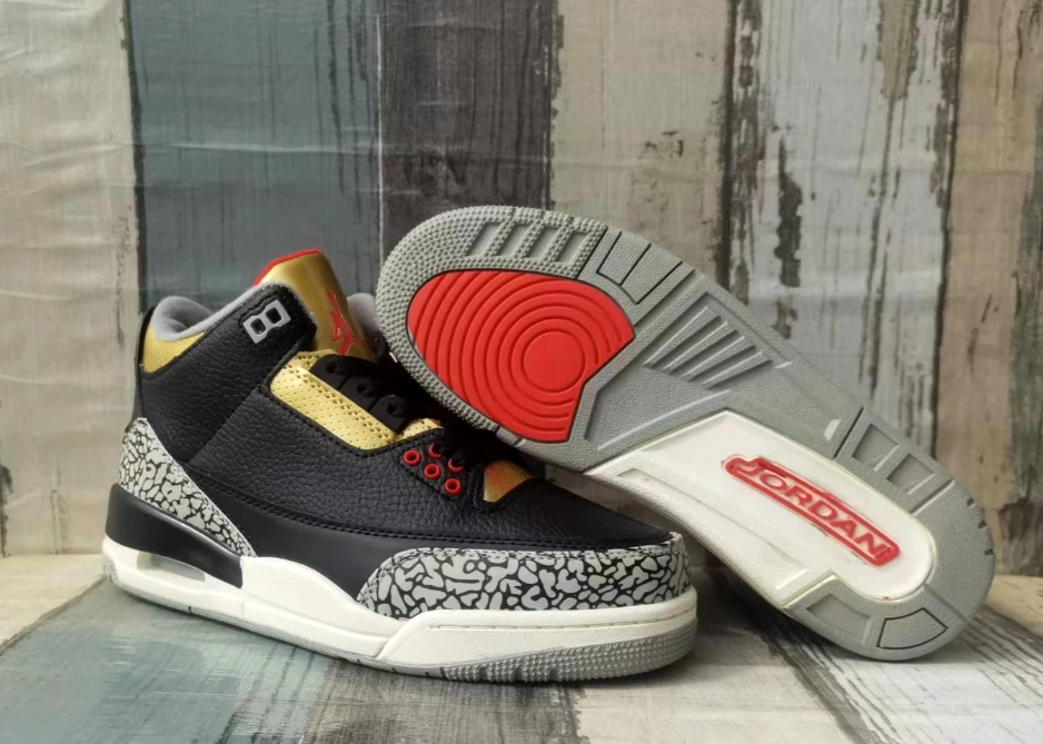 Air Jordan 3 WMNS Black Gold by Air Jordan