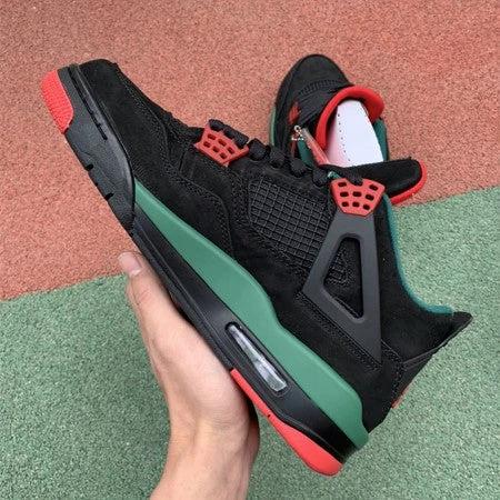 Air Jordan 4 Black Green by Air Jordan