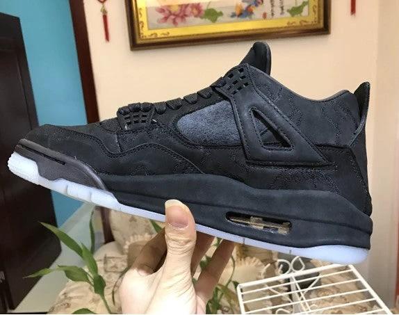 Air Jordan 4 Graffiti Black Suede by Air Jordan