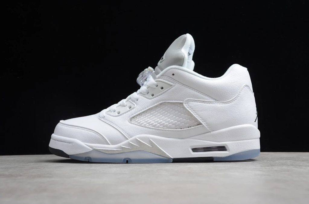 Air Jordan 5 Low GS 'White Wolf Gray' by Air Jordan