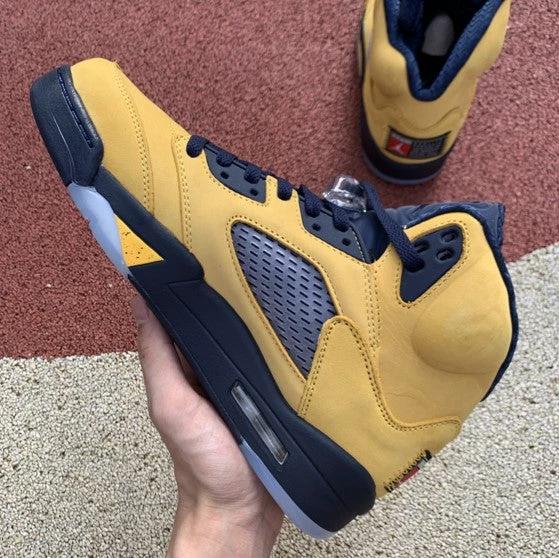 Air Jordan 5 Michigan Black Yellow by Air Jordan