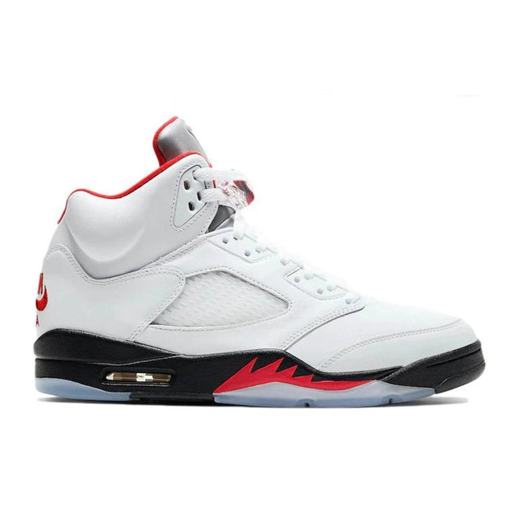 Air Jordan 5 Retro Fire Red Silver Tongue (2020) by Air Jordan