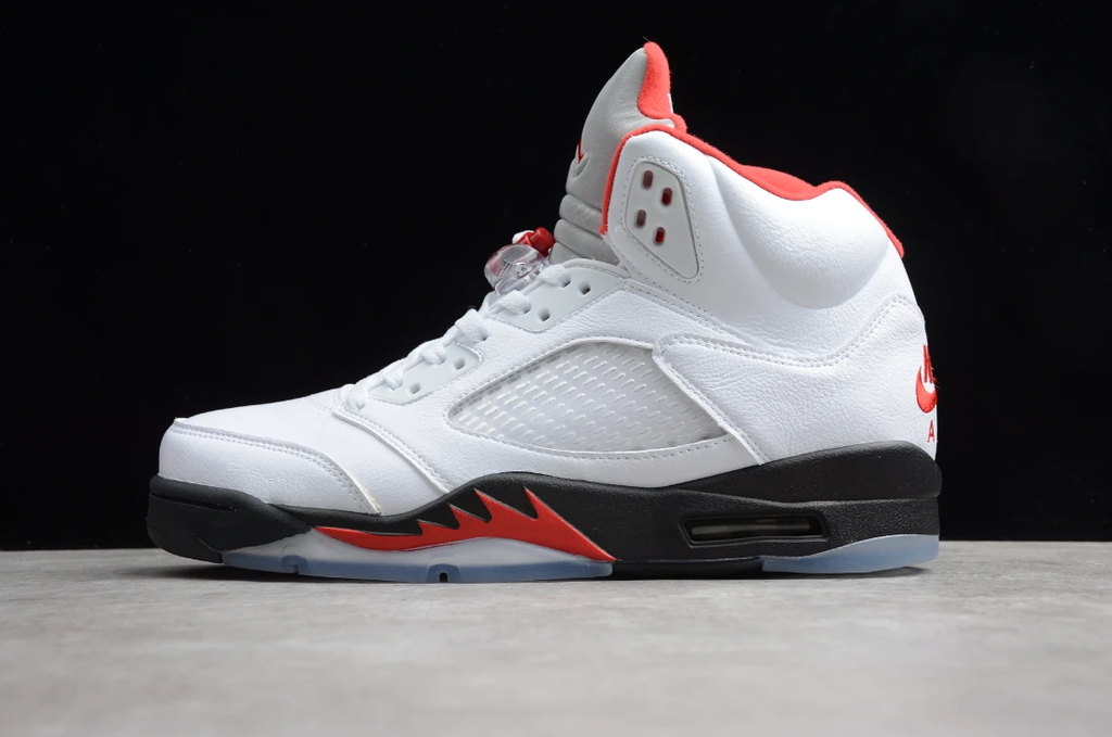 Air Jordan 5 Retro Fire Red Silver Tongue (2020) by Air Jordan