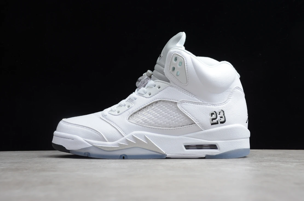Air Jordan 5 Retro Metallic White by Air Jordan