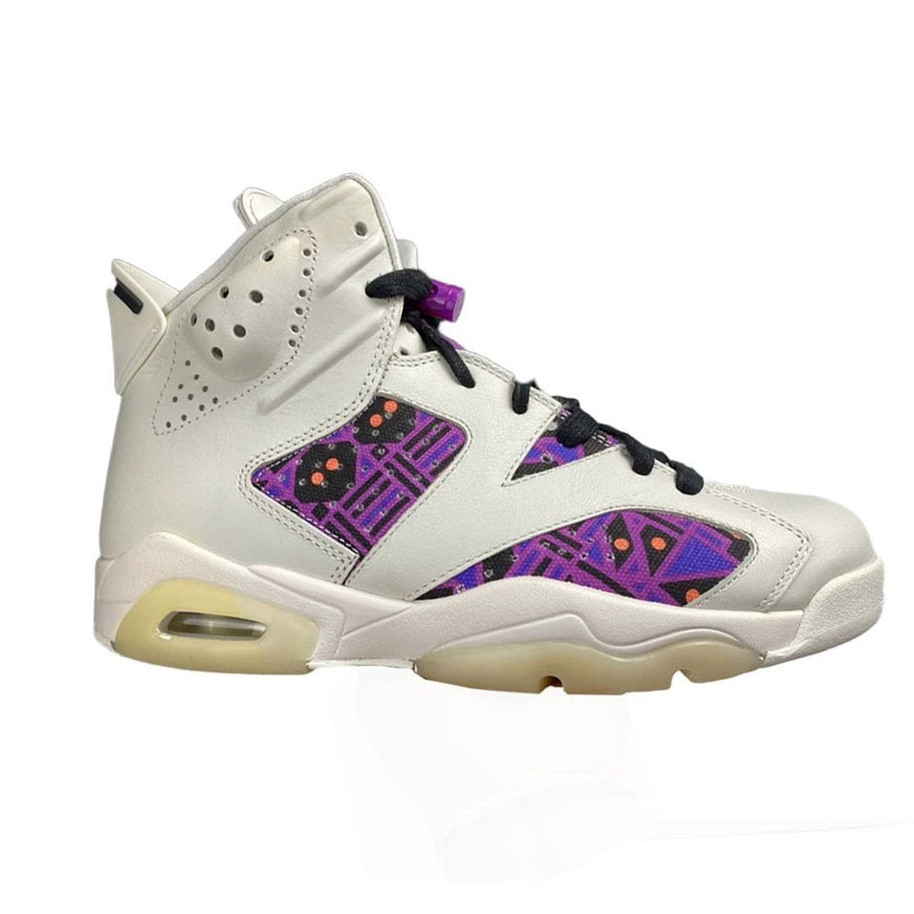 Air Jordan 6 Quai 54 Beige Purple Plaid by Air Jordan
