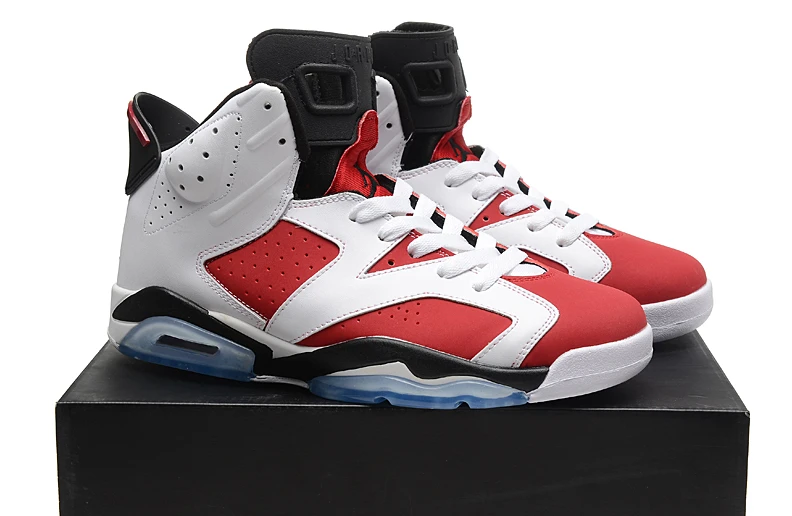 Air Jordan 6 Retro Carmine White Red Black by Air Jordan