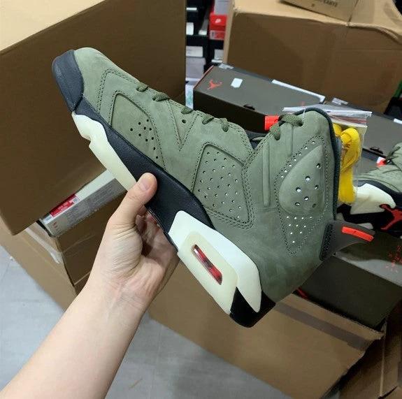 Air Jordan 6 x Travis Scott Army Green by Air Jordan