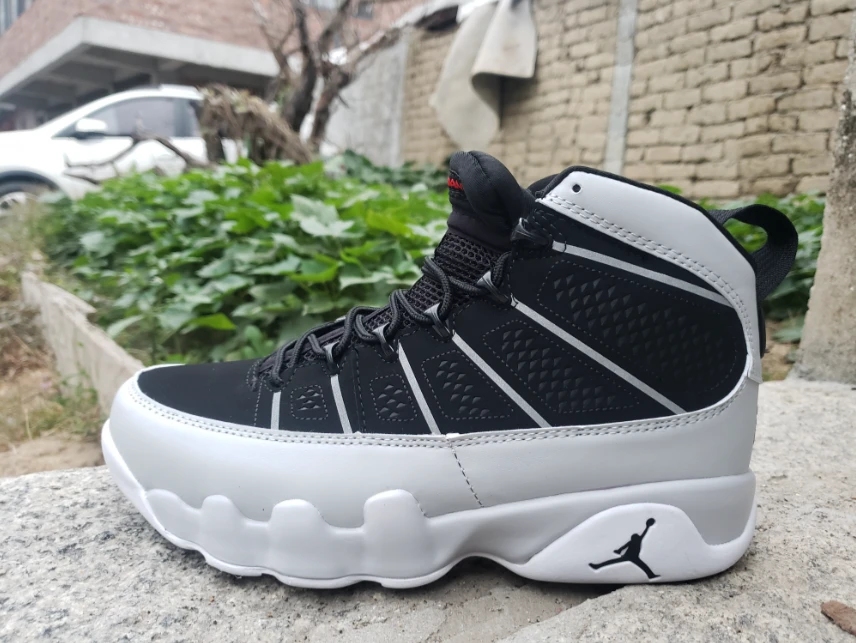 Air Jordan 9 Black Gray Silver by Air Jordan