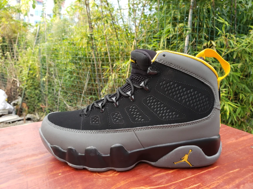 Air Jordan 9 Black Gray Yellow by Air Jordan