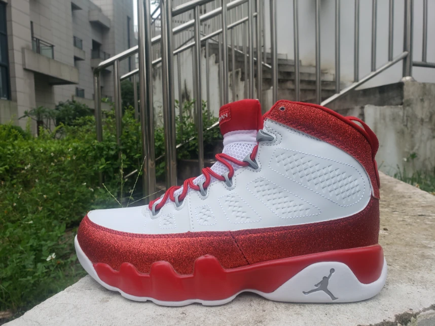 Air Jordan 9 Red White by Air Jordan