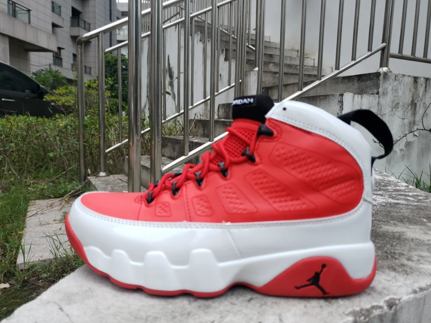 Air Jordan 9 White Red by Air Jordan