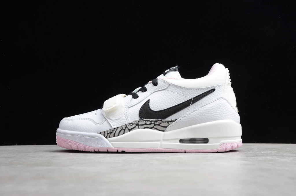 Air Jordan Legacy 312 Low GS White Black Pink Foam by Air Jordan