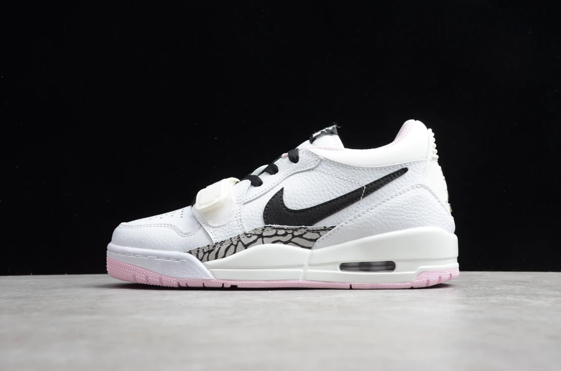 Air Jordan Legacy 312 Low GS White Black Pink Foam by Air Jordan