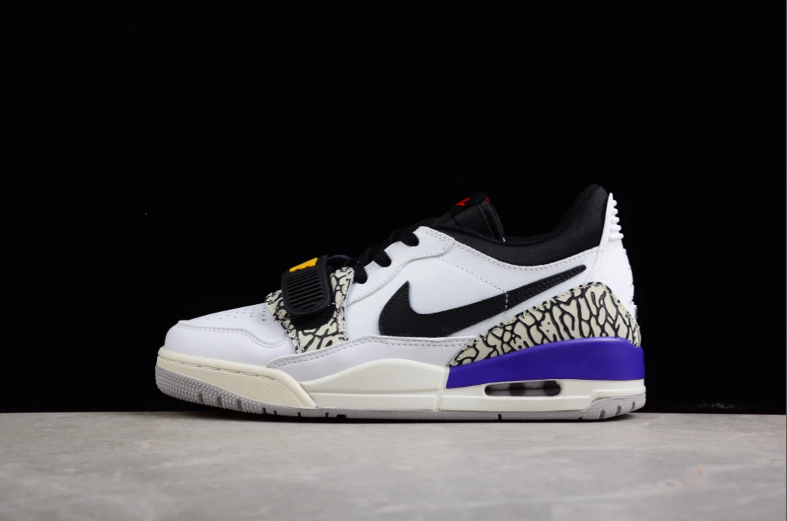 Air Jordan Legacy 312 White Low Lakers by Air Jordan