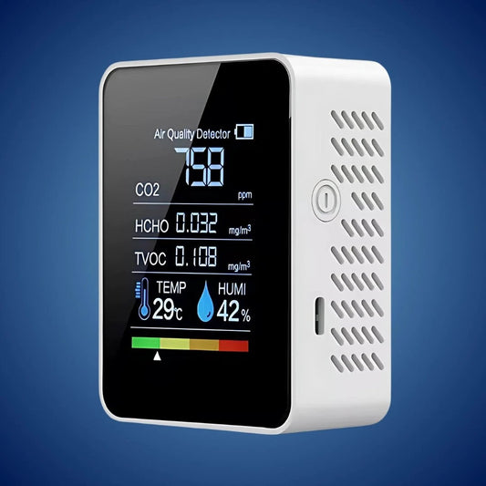 AirSense Pro CO2 Carbon Dioxide Monitor Air Quality Detector | Real-Time Alerts - Air Quality Monitor - for Clean Air Bowlift by Bowlift