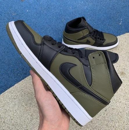 Air jordan 1 Mid Black Olive Green by Air Jordan