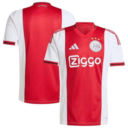 Ajax 2025-26 Home Match Jersey – Red by Soccer Jersey
