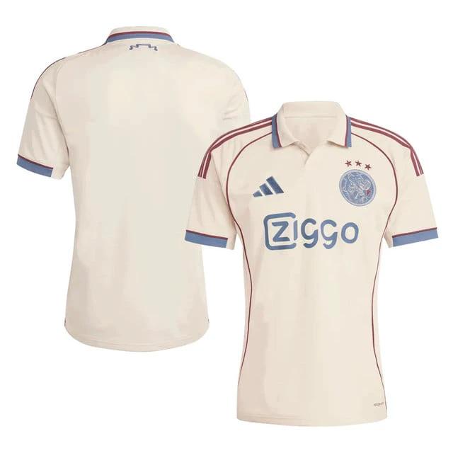 Ajax 2025-26 Third Match Jersey – Cream by Soccer Jersey