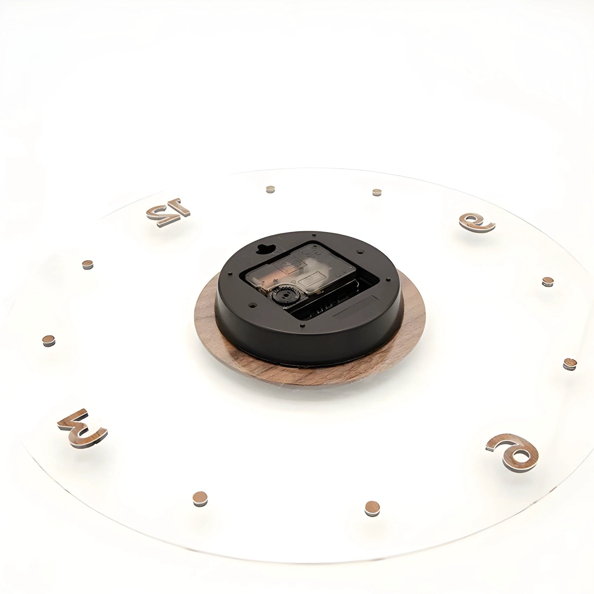 Minimalistic, silent wall clock with a simple design for any room Bowlift by Bowlift