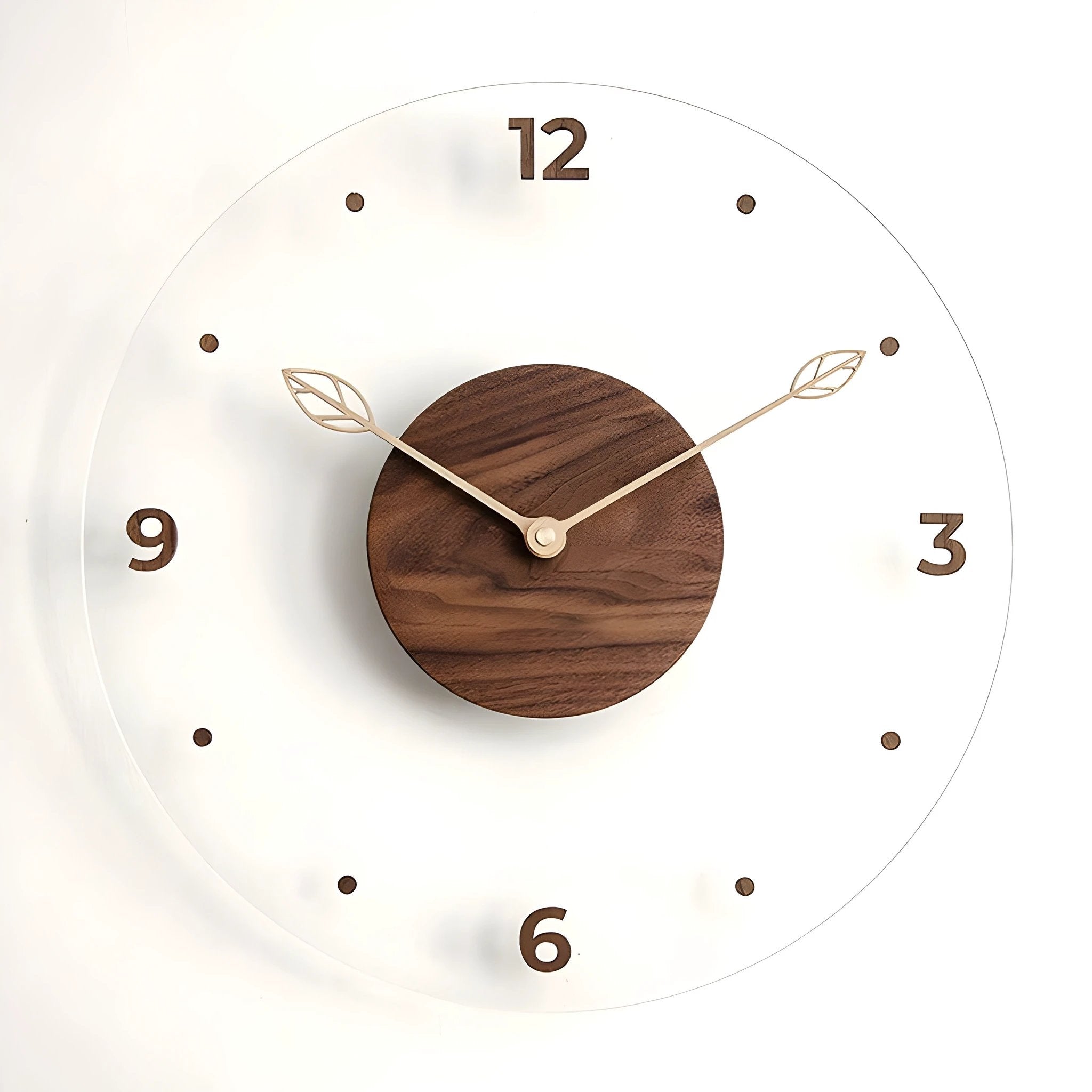 Minimalistic, silent wall clock with a simple design for any room Bowlift by Bowlift