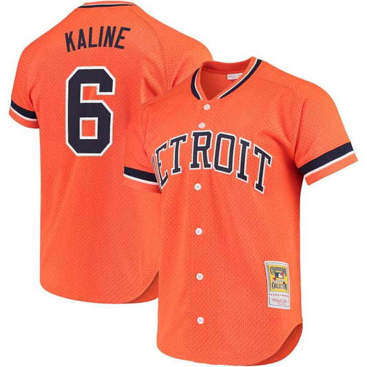 Al Kaline Jersey #6 Detroit Tigers Throwback Cooperstown Stitched Orange by Baseball Jerseys 7