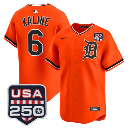 Al Kaline Jersey #6 Detroit Tigers 2026 Alternate Limited Stitched by My Store
