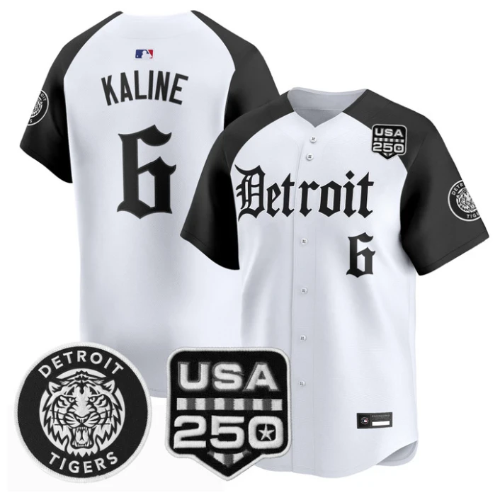 Al Kaline Jersey #6 Detroit Tigers Gothic Edition Vapor Stitched by My Store