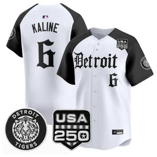 Al Kaline Jersey #6 Detroit Tigers Gothic Edition Vapor Stitched by My Store