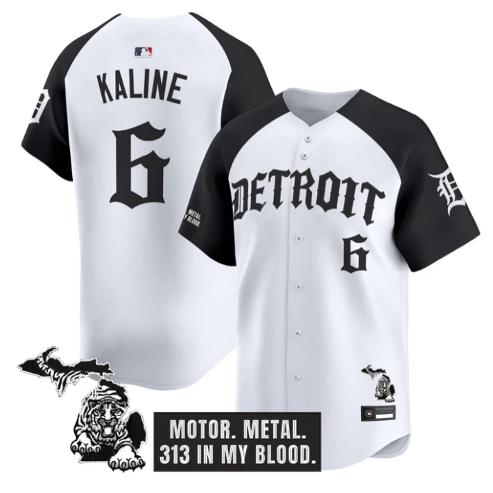 Al Kaline Jersey #6 Detroit Tigers Old English Edition Stitched by My Store