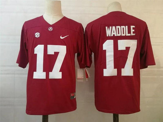 Alabama Crimson Tide #17 Jaylen Waddle College Football Jersey by My Store