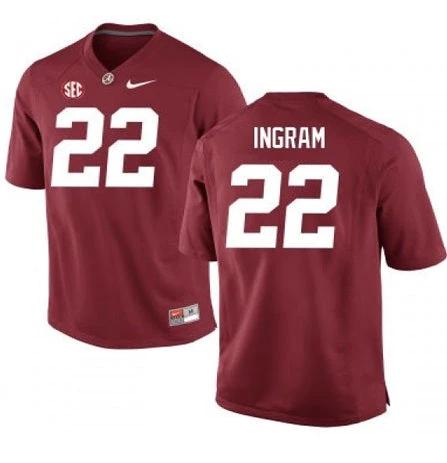 Alabama Crimson Tide #22 Mark Ingram NCAA Football Jersey Red by My Store