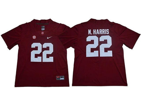 Alabama Crimson Tide #22 Najee Harris College Football Red Jersey by My Store