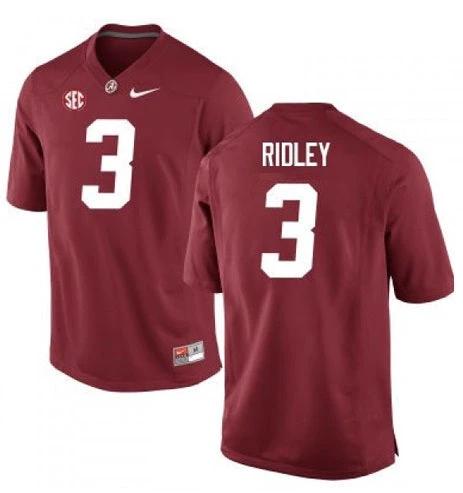 Alabama Crimson Tide #3 Calvin Ridley Jersey NCAA Football Red by My Store