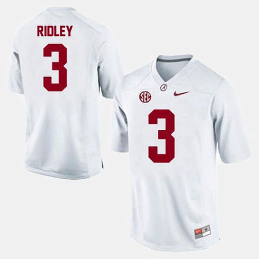 Alabama Crimson Tide #3 Calvin Ridley Jersey NCAA Football White by My Store