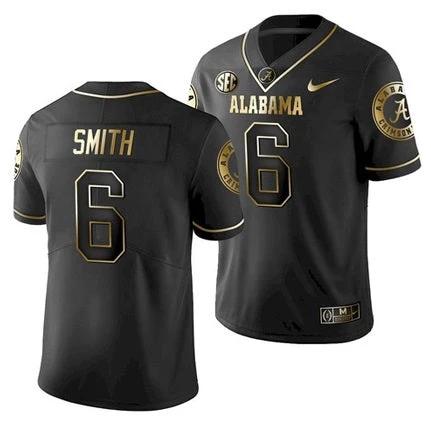 Alabama Crimson Tide #6 DeVonta Smith College Football Black Jersey by My Store