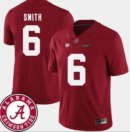 Alabama Crimson Tide #6 DeVonta Smith College Football Jersey Red by My Store