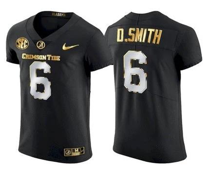 Alabama Crimson Tide #6 DeVonta Smith College NCAA Black Jersey Football by My Store