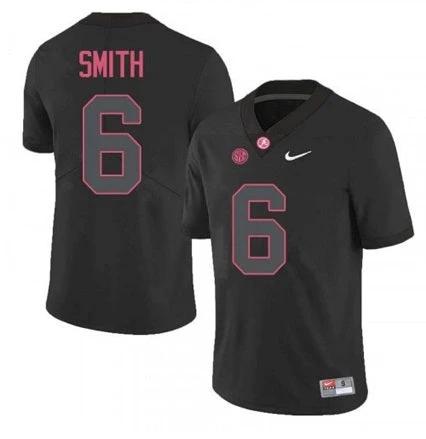 Alabama Crimson Tide #6 DeVonta Smith College NCAA Football Black Jersey by My Store