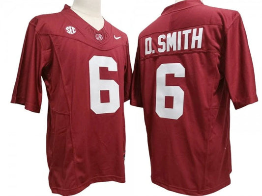 Alabama Crimson Tide #6 DeVonta Smith Vapor F.U.S.E. Limited Jersey Red by My Store NCAA Football Jerseys