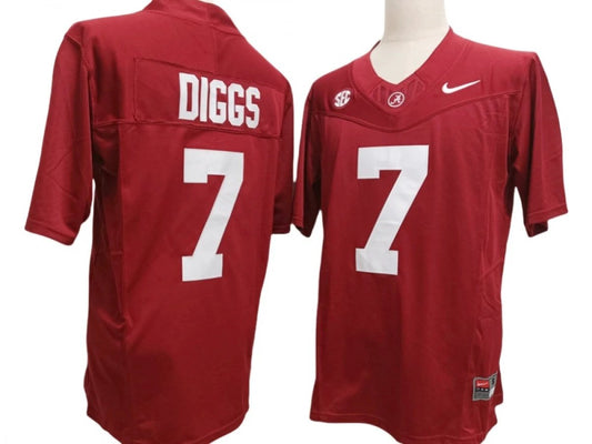 Alabama Crimson Tide #7 Trevon Diggs Vapor F.U.S.E. Limited Jersey Red by My Store NCAA Football Jerseys