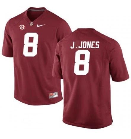 Alabama Crimson Tide #8 Julio Jones NCAA Football Jersey Red by My Store