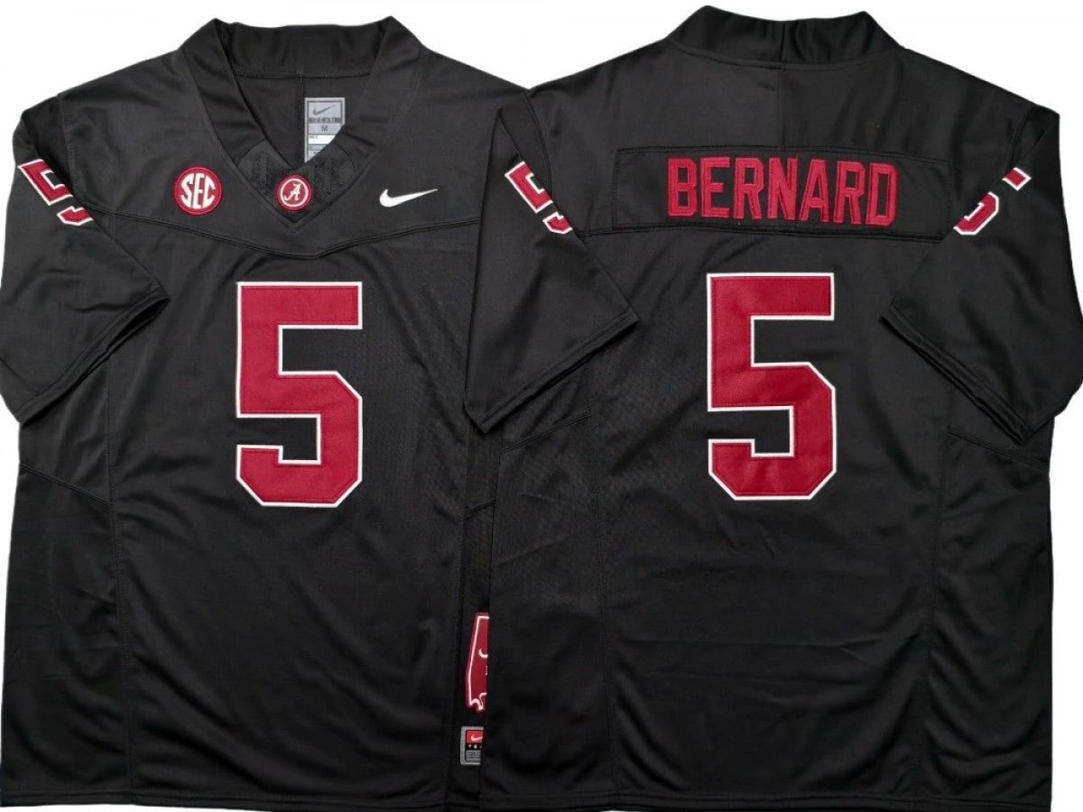 Alabama Crimson Tide #5 Germie Bernard Vapor F.U.S.E. Limited Jersey Stitched by My Store NCAA Football Jerseys