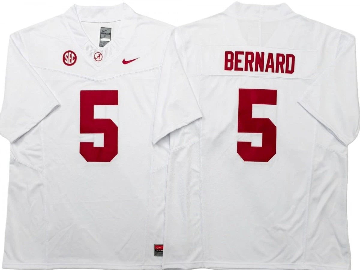 Alabama Crimson Tide #5 Germie Bernard Vapor F.U.S.E. Limited Jersey Stitched by My Store NCAA Football Jerseys