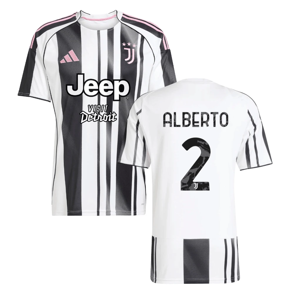 Alberto Costa 2 Juventus 2025-26 Home Men Jersey – White by Soccer Jersey