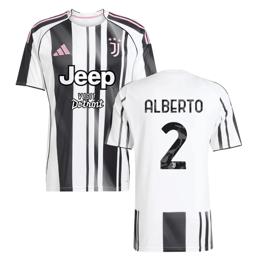Alberto Costa 2 Juventus 2025-26 Home Men Jersey – White by Soccer Jersey