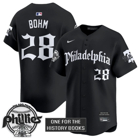 Bryce Harper Jersey #3 Phillies Retro Newspaper Edition Vapor Premier Limited Stitched Alternate by My Store