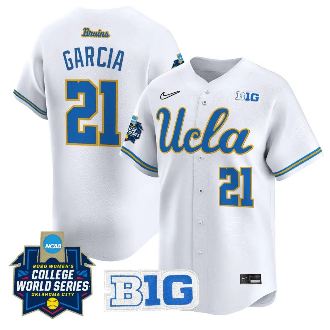 Aleena Garcia Jersey #21 UCLA Bruins Softball 2026 World Series Stitched by My Store